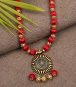 Red designer-jewellery