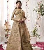 Chiku embroidered net salwar