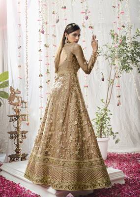 Chiku embroidered net salwar 2