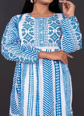 Hand Block  Printed Preminum Cotton Dress 5