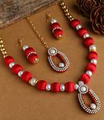 Red south-indian-jewellery