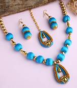 Blue south-indian-jewellery