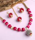 Pink south-indian-jewellery