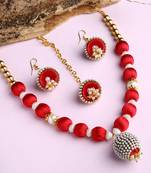 Red south-indian-jewellery
