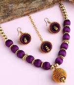 Purple south-indian-jewellery