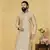 Men white Dupion Silk Embroidered Designer Kurta