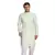 Green plain cotton men-kurtas