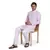 Purple plain cotton kurta-pajama