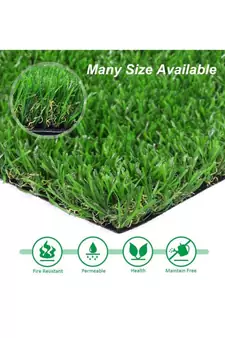 2 Artificial Grass Carpet Mat For Covering Balconylawndoormatofficegarden Soft Dueable Anti Skid Floor