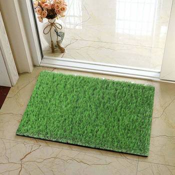 2 Artificial Grass Carpet Mat For Covering Balconylawndoormatofficegarden Soft Dueable Anti Skid Floor 1