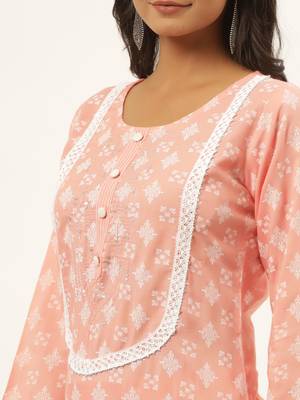 Pink printed rayon ethnic-kurtis 4