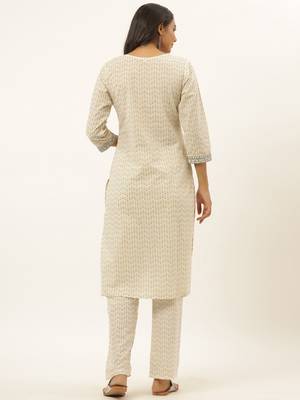 White printed rayon ethnic-kurtis 3