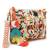 Anekaant Boho Orange & Multi Cotton Canvas Quirky Embroidered Sling Bag