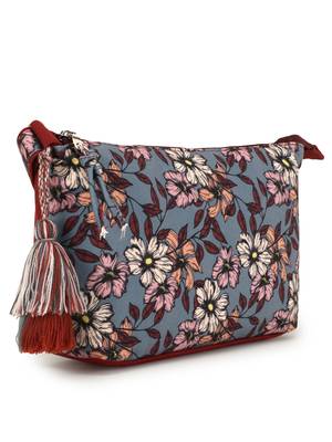 Rangoli Maroon & Multi Polycotton Floral Digital Print Sling Bag 2