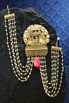Pink pearl hair-accessories