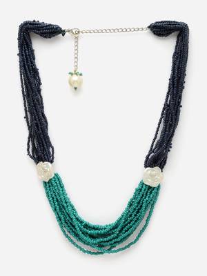 Blue pearl necklaces 3