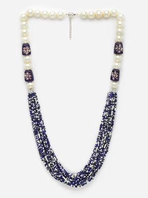 Blue pearl necklaces 3