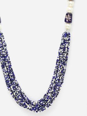 Blue pearl necklaces 4
