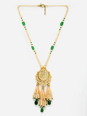 Peach pearl necklaces 3