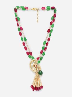 Red pearl necklaces 3