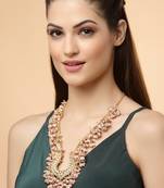 Pink pearl necklaces