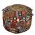 Indian  Round Ottoman Pouf Cover Decorative Floor Pillows Decor Cushion Cover  Pouffe Cover Bean Bag Sitting Pouf #YG245