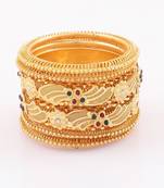 Antique Designer Bangles Traditional Ethnic Gold Kada Bangles For Women And Girl
