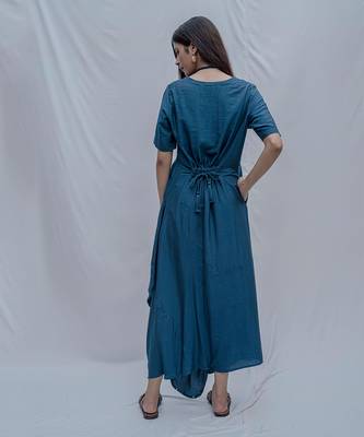 Dress come Jumpsuit in Turq Blue 2