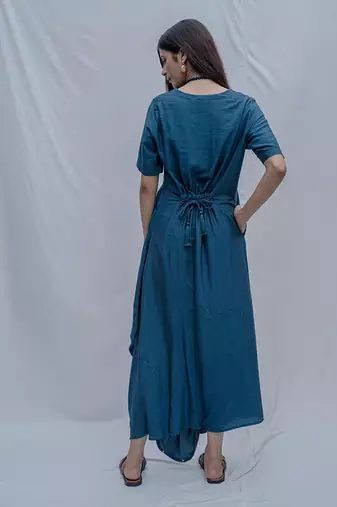 Dress come Jumpsuit in Turq Blue