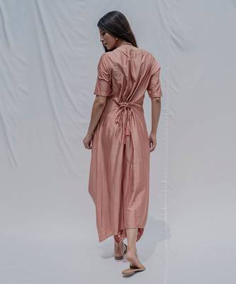 Dress come Jumpsuit in Rose Gold 3