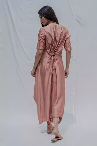 Dress come Jumpsuit in Rose Gold