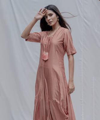 Dress come Jumpsuit in Rose Gold 4