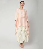 Dream Dress In Peach And Off White