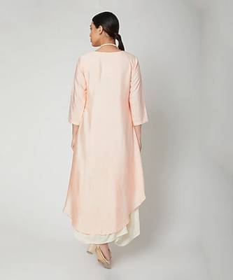 Dream Dress In Peach And Off White 2