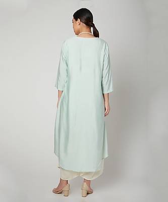 Dream Dress In Mint Green And Off White 2