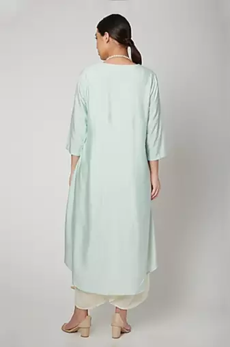 Dream Dress In Mint Green And Off White