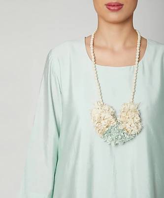 Dream Dress In Mint Green And Off White 3