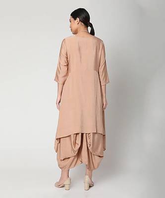 Nadia Dress In Rose Gold 2