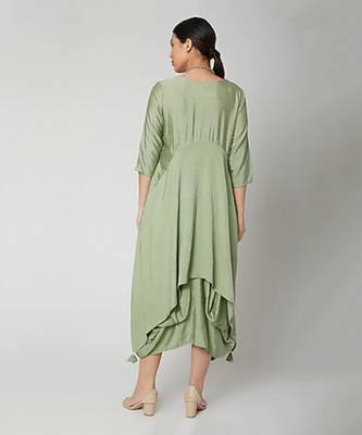 Nadia Dress In Light Green 2