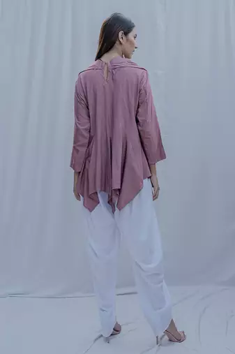 Dream Cowl Top in Mauve