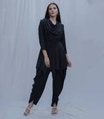 Dream Cowl Top In Black