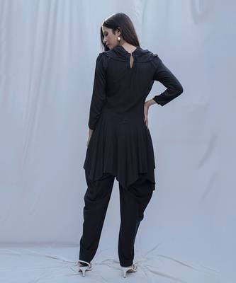 Dream Cowl Top In Black 2