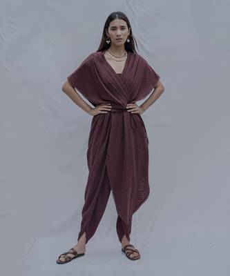 Rika Jumpsuit In Brown 2