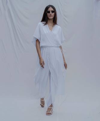 Rika Jumpsuit In White 1