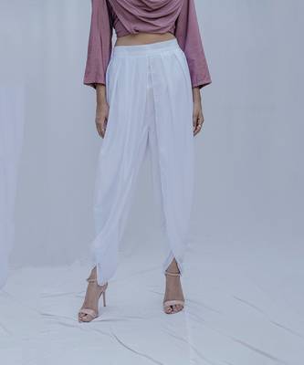 Hiva Tulip Pants In White 1