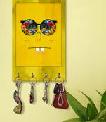 key organizer holder wall mount hanger organizer Sunglasses Camping Views (MDF7.5X12 InchMulti)P024
