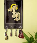 key holder for wall holder wall mount hanger organizer Radha Krishna (MDF7.5X12 InchMulti)P033