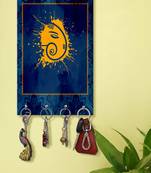 key stand for wall holder wall mount hanger organizer Ganesha Face (MDF7.5X12 InchMulti)P036