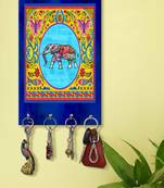 key organizer holder wall mount hanger organizer Decorative Elephant (MDF7.5X12 InchMulti)P051