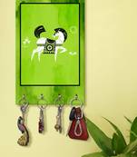 hook keychain holder wall mount hanger organizer Decorative Horse (MDF7.5X12 InchMulti)P080